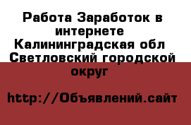 Работа Заработок в интернете. Калининградская обл.,Светловский городской округ 